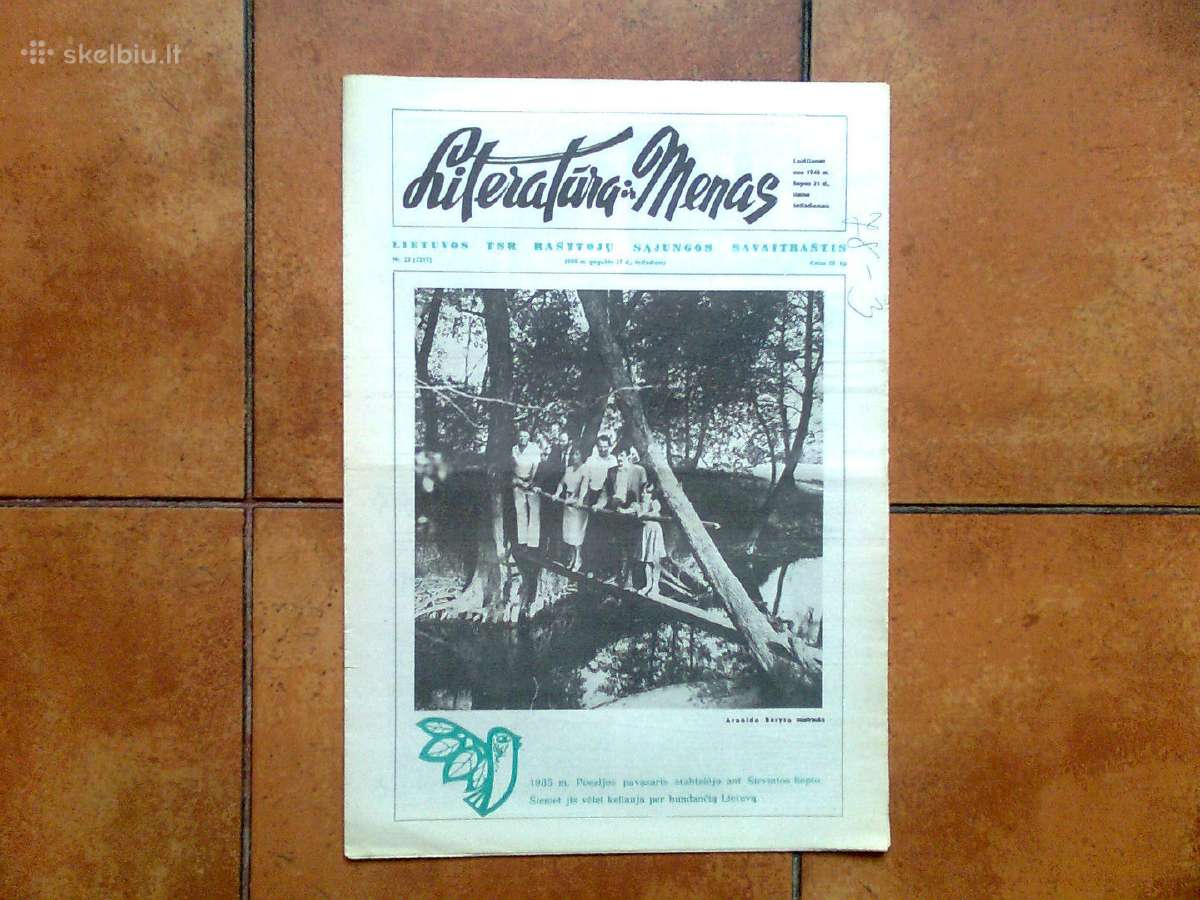 Lakraščiai "Literatūra ir menas" 1989 m. 18-25 Nr. - nuotraukos Nr. 6