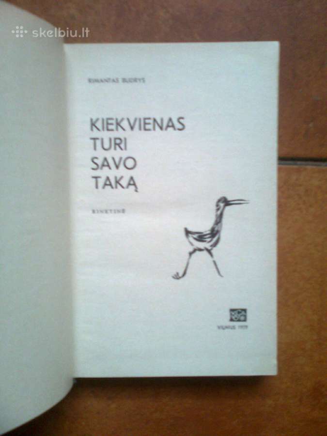 Rimantas Budrys "Kiekvienas turi savo taka" 1979m. - nuotraukos Nr. 2