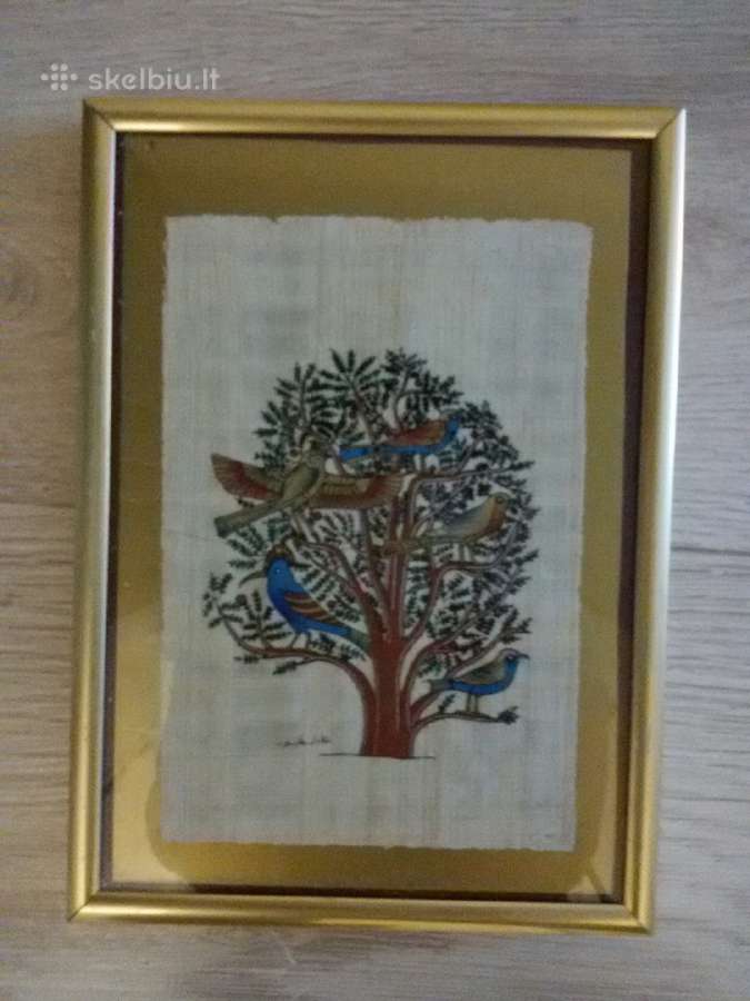 Paveikslai su gintaru, papirusai, cekankos - nuotraukos Nr. 2