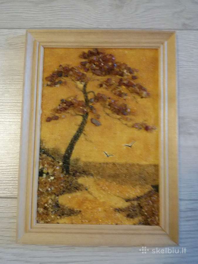 Paveikslai su gintaru, papirusai, cekankos - nuotraukos Nr. 8