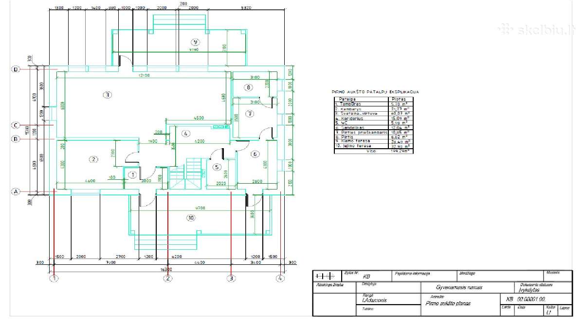 Braižau, perbraižau Autocad - nuotraukos Nr. 5