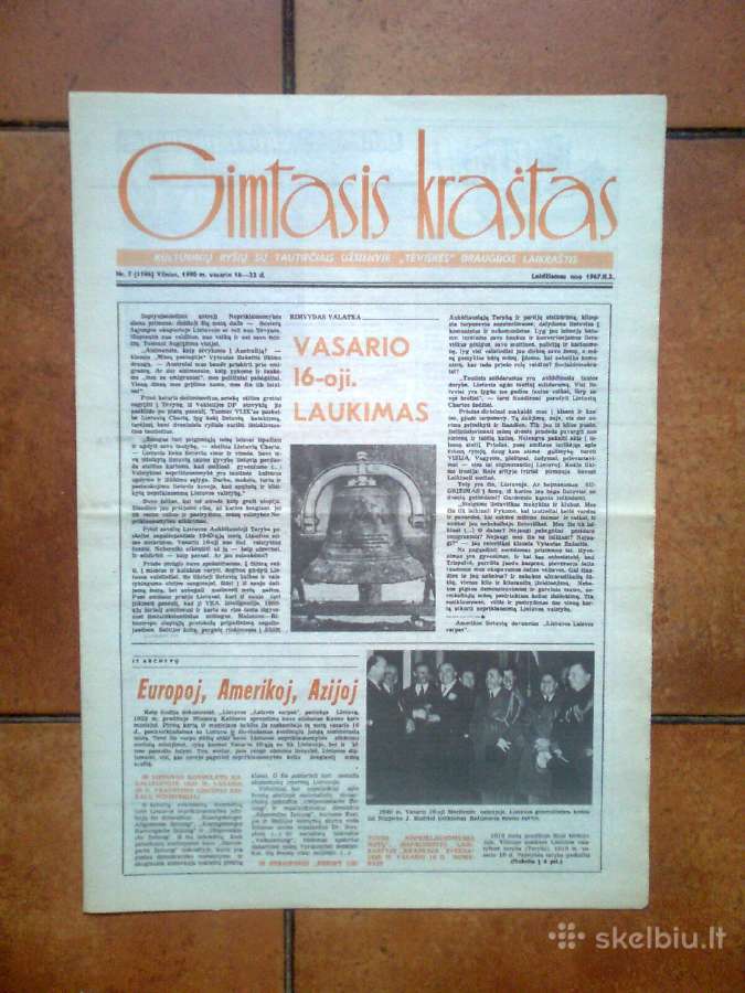Svarbiausi laikraščio "Gimtasis Kraštas" numeriai - nuotraukos Nr. 5