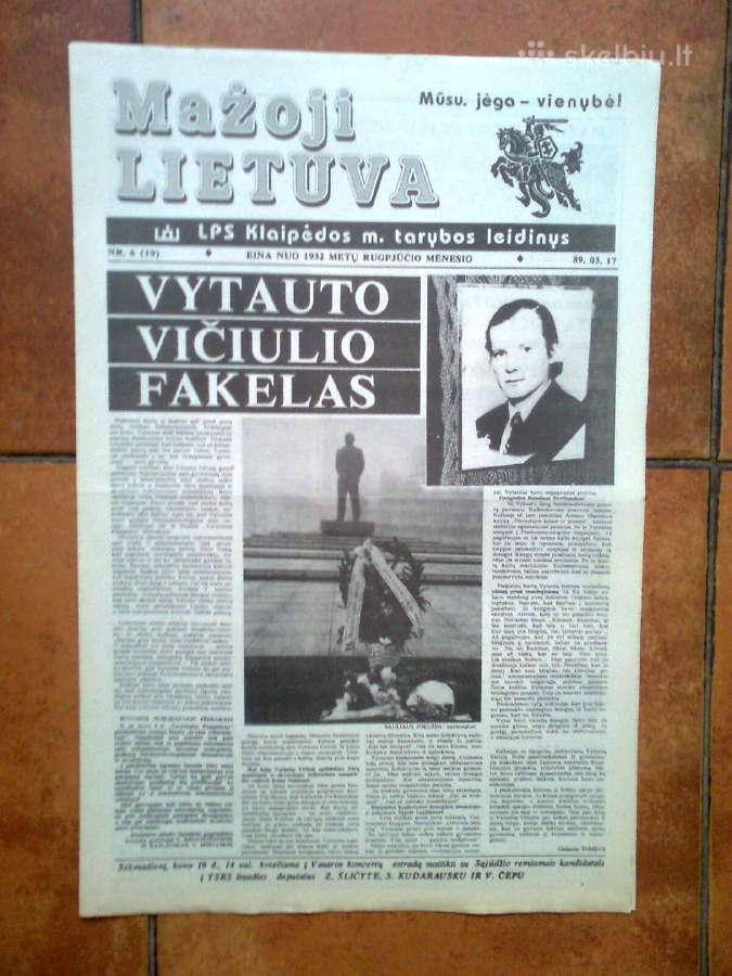Laikraščio "Mažoji Lietuva" 1989m. super numeriai - nuotraukos Nr. 3