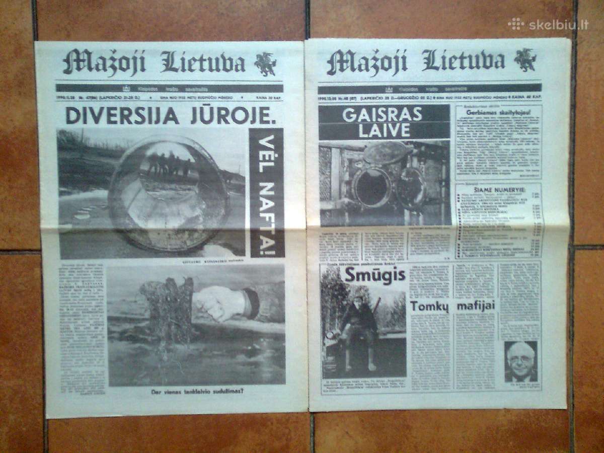 Laikraščio "Mažoji Lietuva" 1989m. super numeriai - nuotraukos Nr. 6