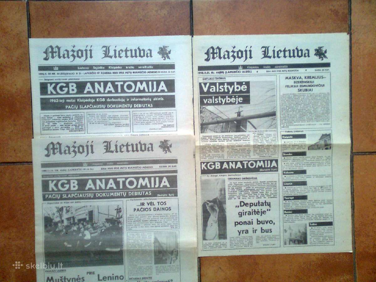 Laikraščio "Mažoji Lietuva" 1989m. super numeriai - nuotraukos Nr. 5