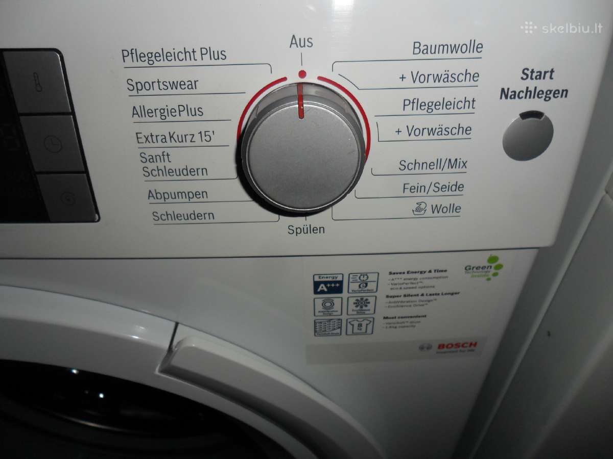 Bosch 8kg A++ + - nuotraukos Nr. 4