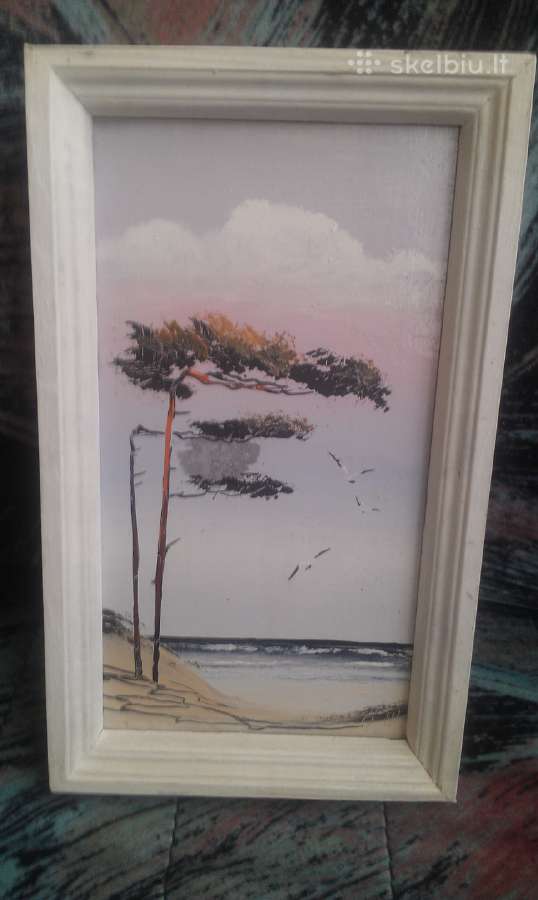 Paveikslas 1994 m.mat.20/12. Aukštis 20 cm,pl12cm