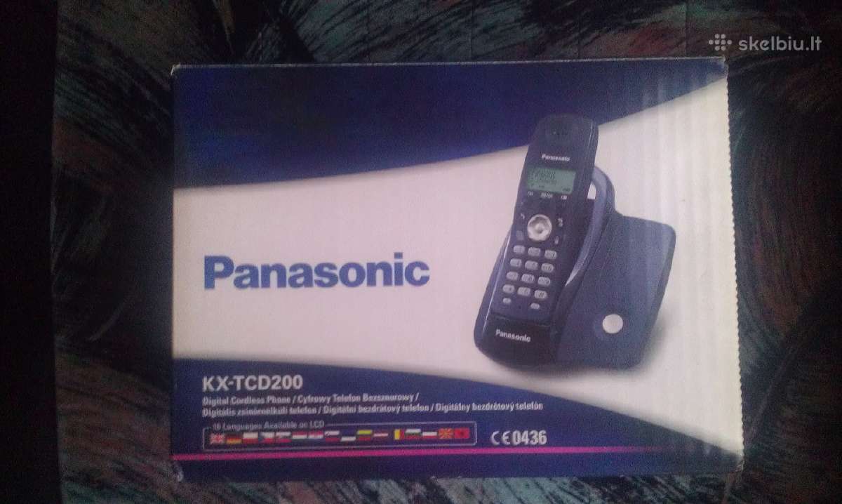 Panasonic Kx-tcd200 bevielis telefonas | Skelbiu.lt Panasonic Kx-tcd200 bevielis telefonas