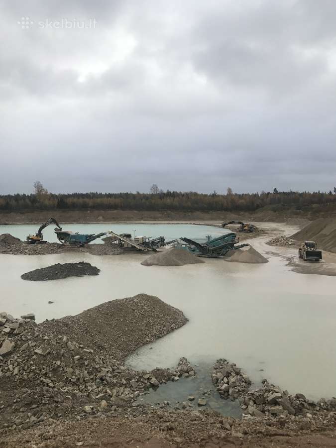 Žvyras smėlis skalda juodžemis 1-18m3