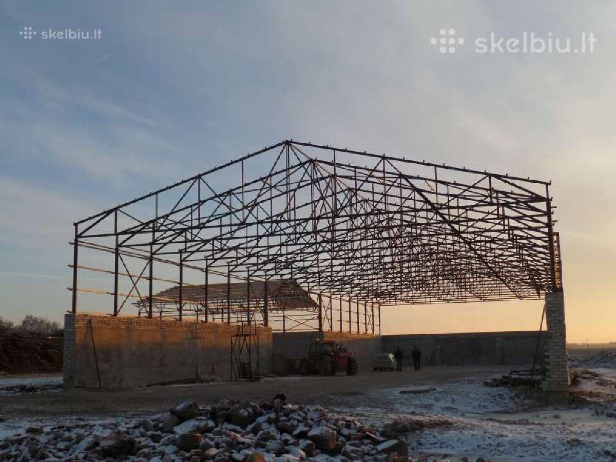 Angarai sandėliai garažai metalines konstrukcijos - nuotraukos Nr. 16