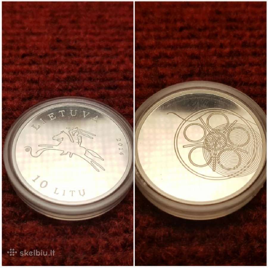 10 Litų moneta, skirta kinui (iš serijos „Lietuvos
