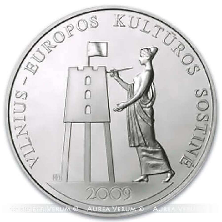 50 Lt Sidabrinė moneta "Vilnius - Europos kultūros