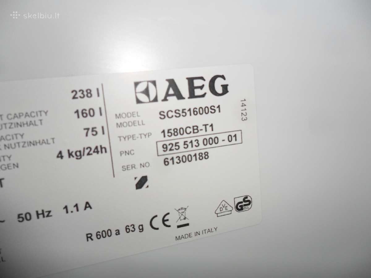 Imontuojami aeg,electrolux saldytuvai - nuotraukos Nr. 8