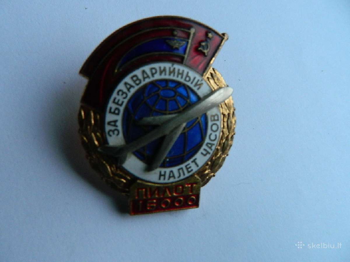 Pilotui 15000 val.skraidziusiam be avariju,numerin