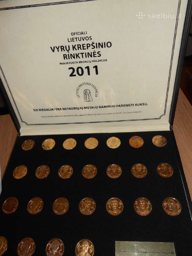 2011 Lietuvos vyrų krepšinio rinktinės medalių - nuotraukos Nr. 4