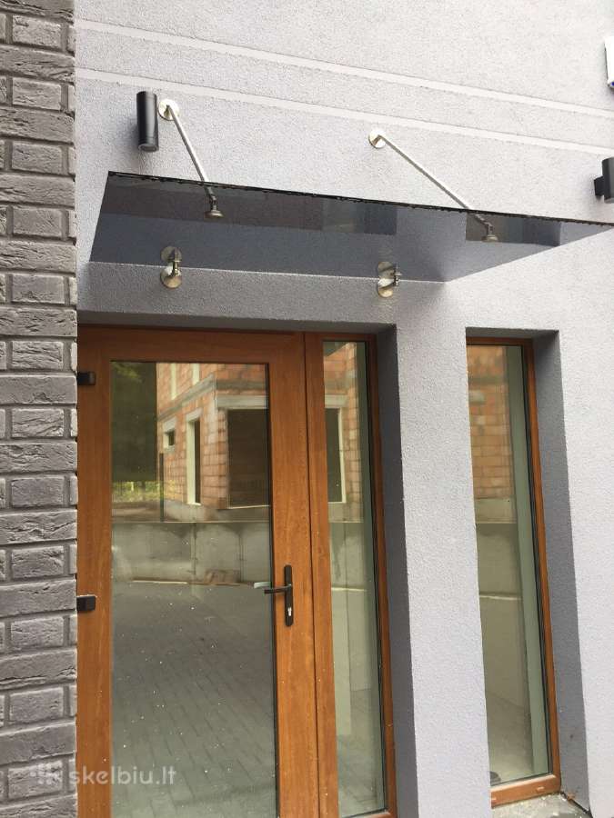 Stikliniai stogeliai, stiklo stogai terasai. - nuotraukos Nr. 15
