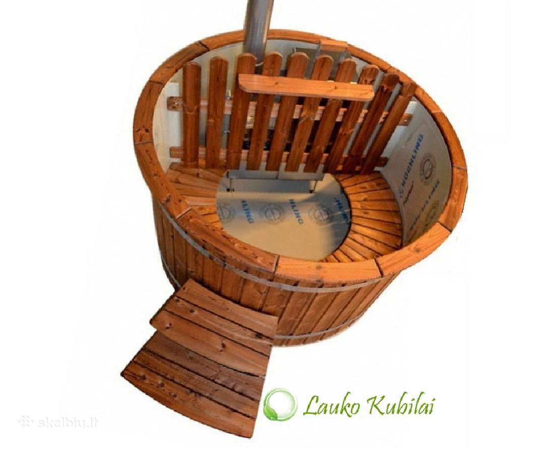 Plastikinis lauko kubilas 1.80m su termo mediena - nuotraukos Nr. 6