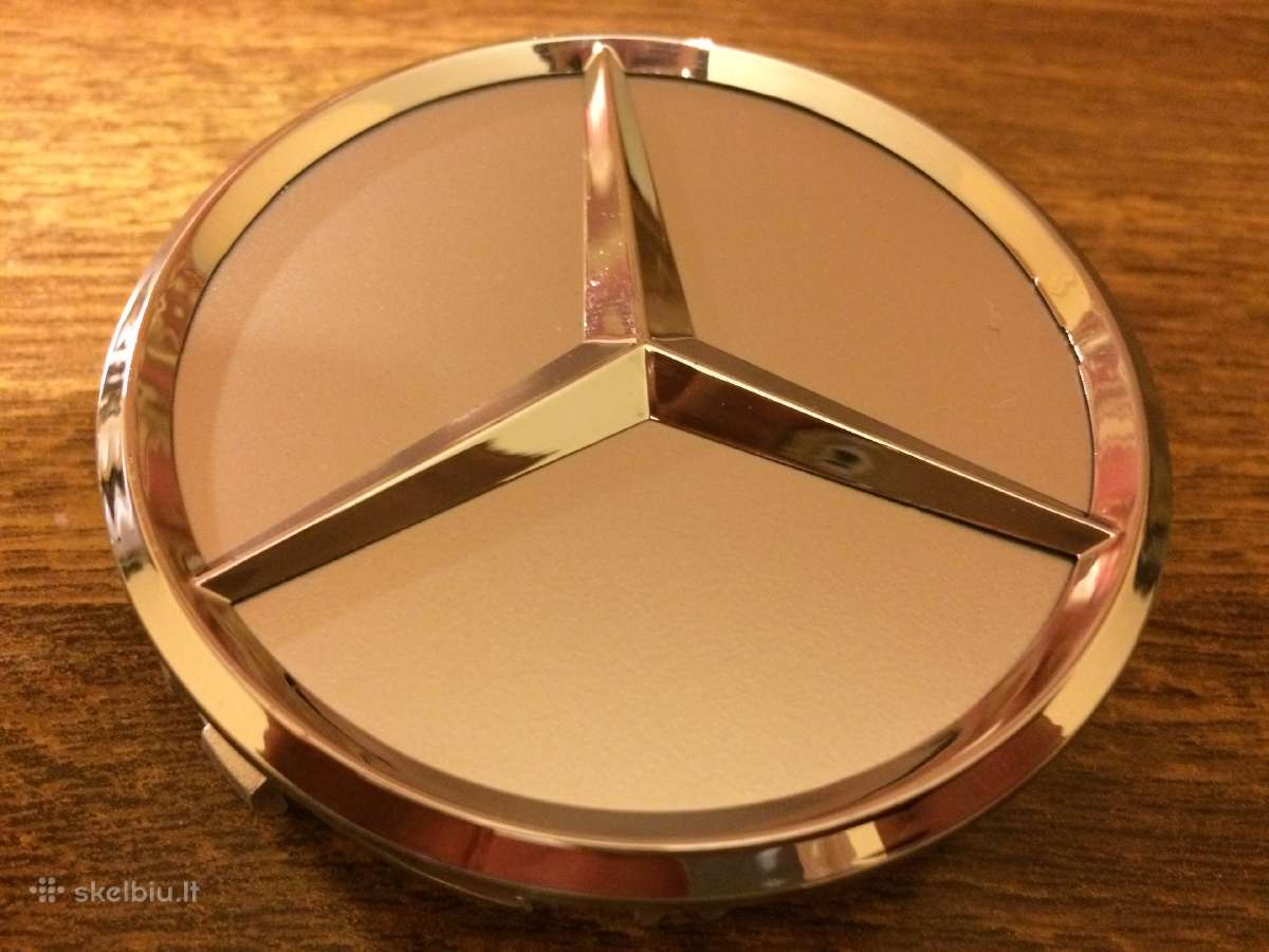 Mercedes-benz MB ratlankių dangteliai juodi/pilki - nuotraukos Nr. 3