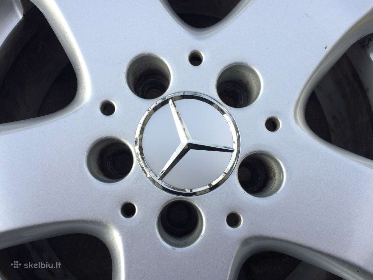 Mercedes-benz MB ratlankių dangteliai juodi/pilki - nuotraukos Nr. 5