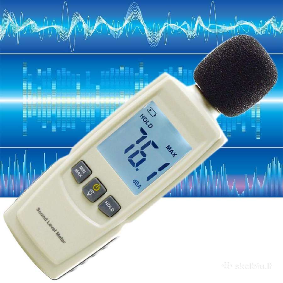 Garso Matuoklis (decibelų Matuoklis 35-120db) - nuotraukos Nr. 3