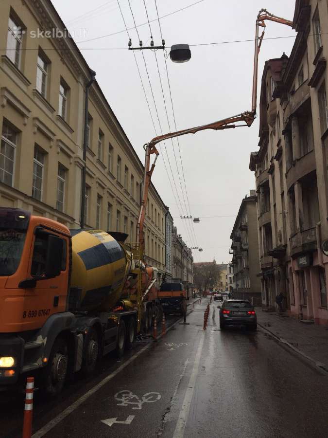 Betono siurblio 24m,26m,28m,31m,38m paslaugos - nuotraukos Nr. 20