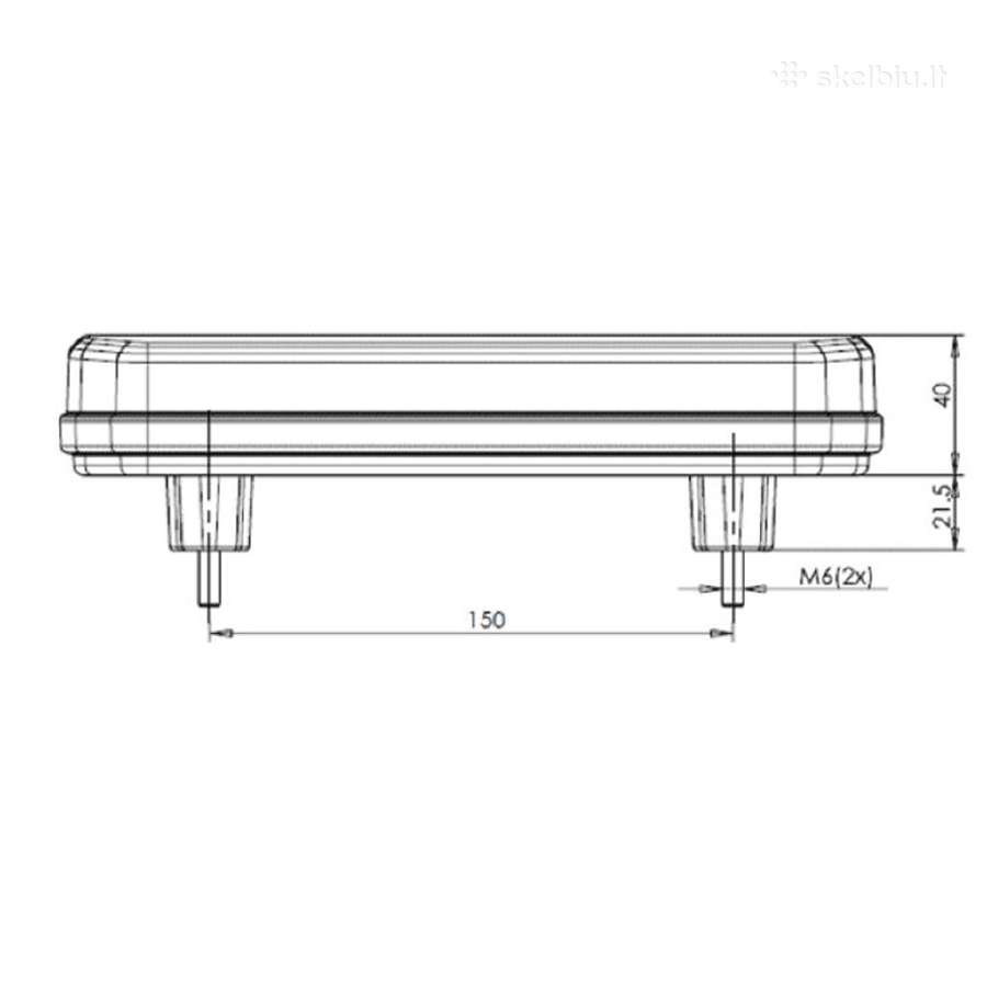 LED galiniai 12v / 24v žibintai, galinės lempos - nuotraukos Nr. 7