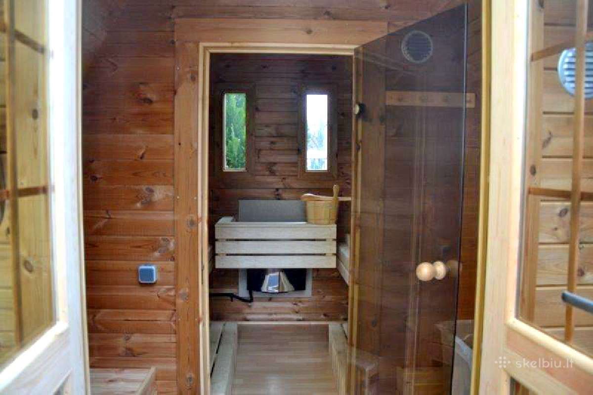 Lauko pirtis sauna- namukas 2.4 m x 4.0 m - nuotraukos Nr. 9