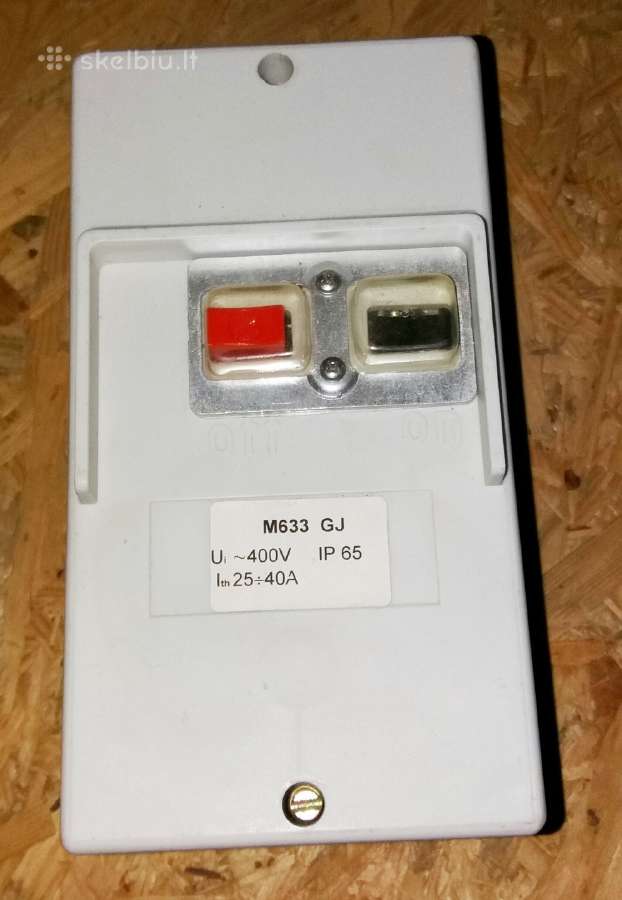 Išjungėjas Ip65, relė 24v