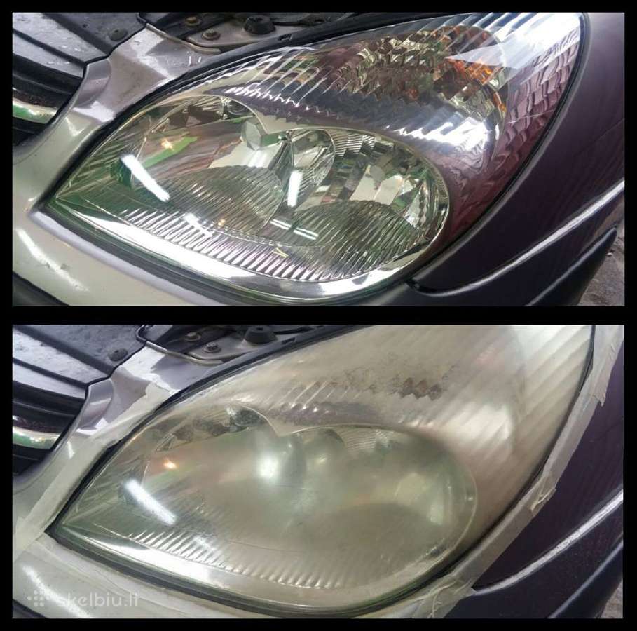 Automobiliu žibintu, lempu poliravimas, cheminis - nuotraukos Nr. 14