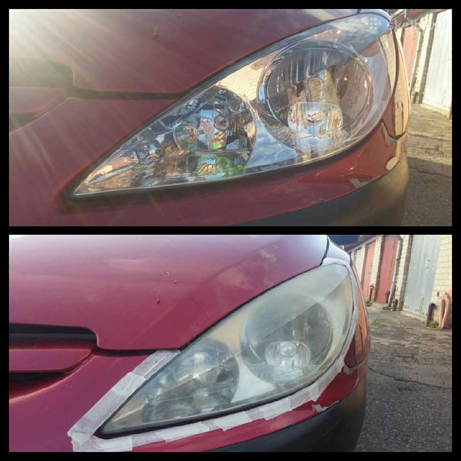 Automobiliu žibintu, lempu poliravimas, cheminis - nuotraukos Nr. 17