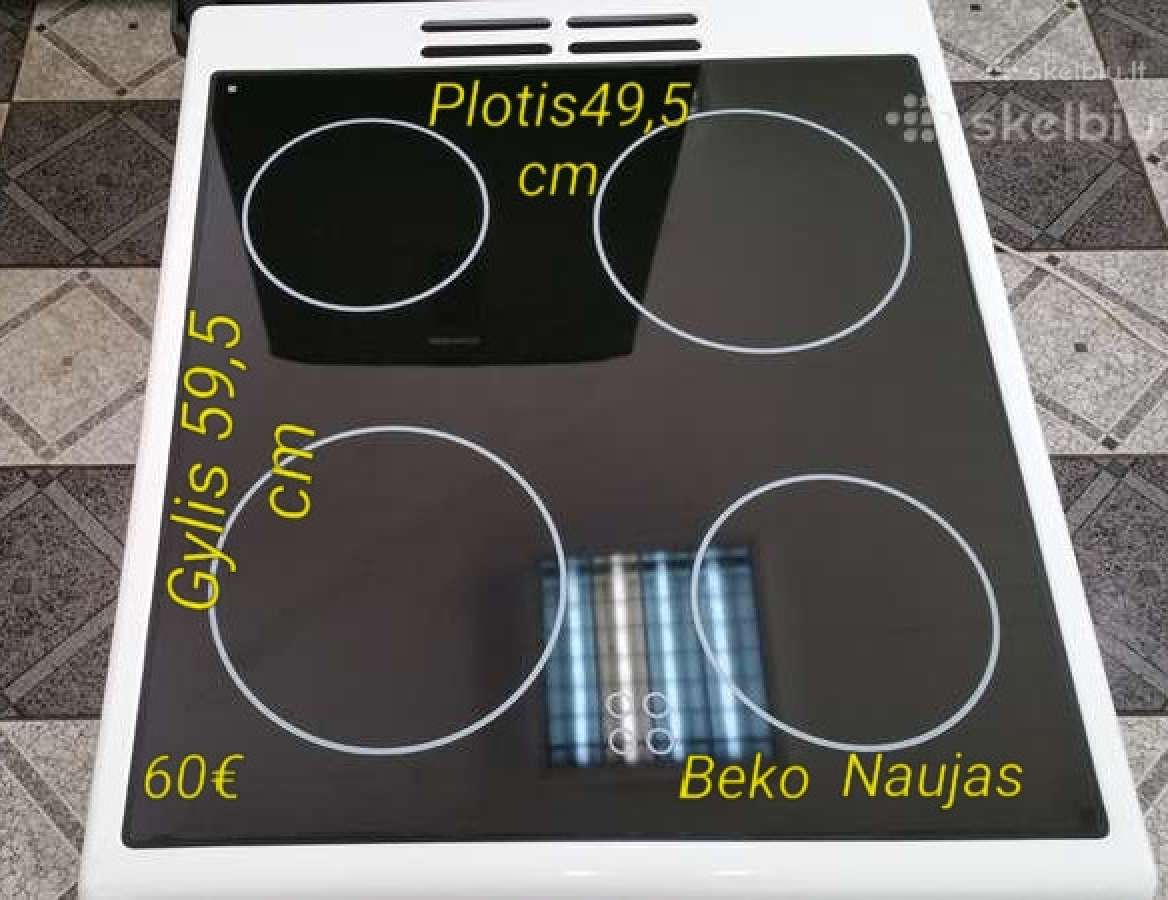 Beko viryklių keramikiniai stiklai nauji - nuotraukos Nr. 5