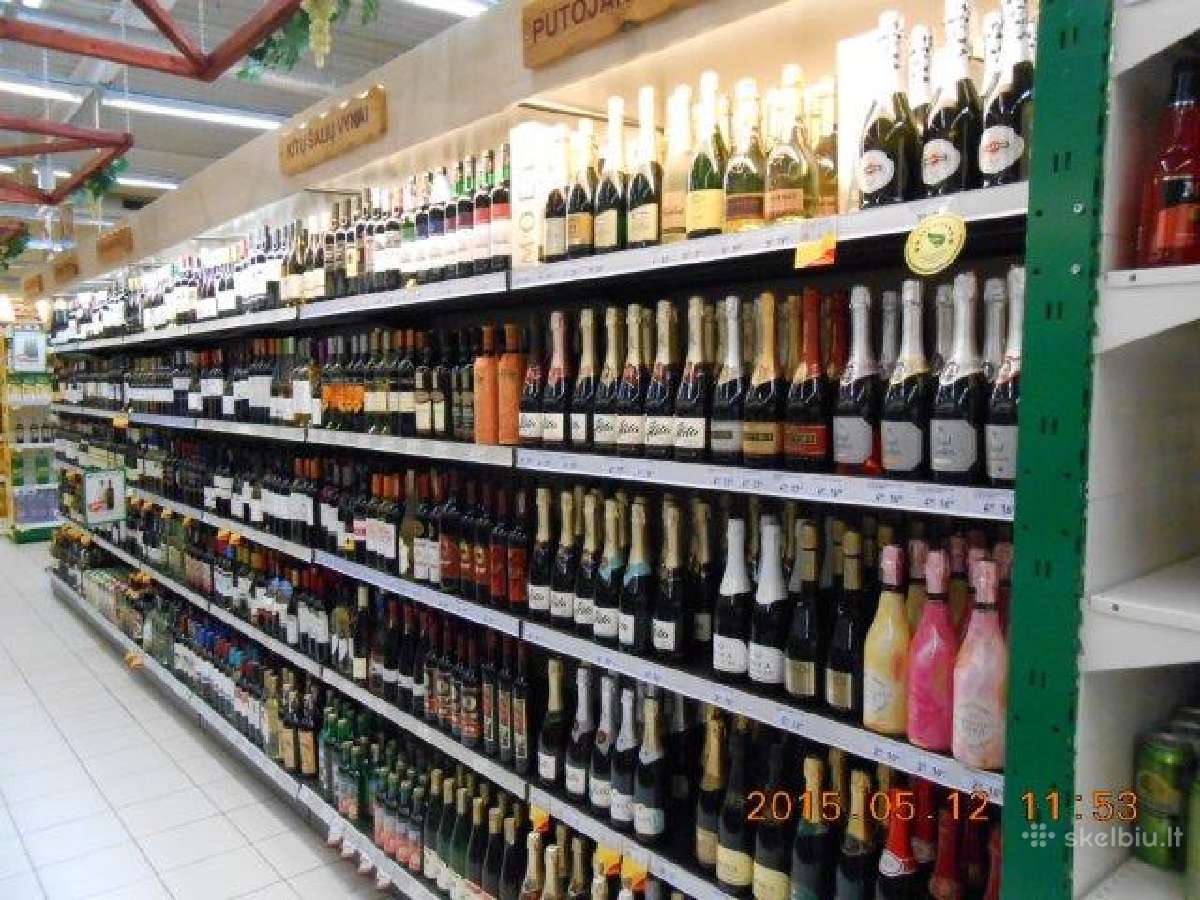 Stelažai-lentynos alkoholiui ir kitai produkcijai - nuotraukos Nr. 16