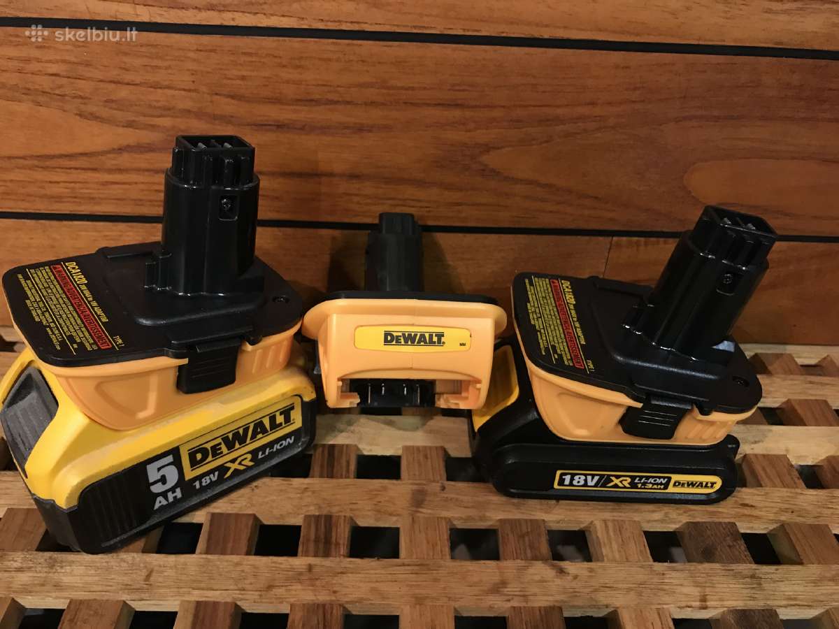 Akumuliatoriai:krovikliai:milwaukee:makita:dewalt - nuotraukos Nr. 2