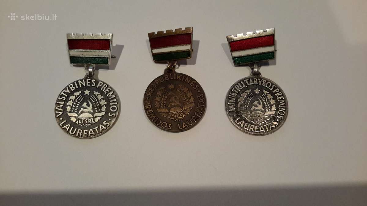 Brangiai perku premijos lauretas ženkliukus