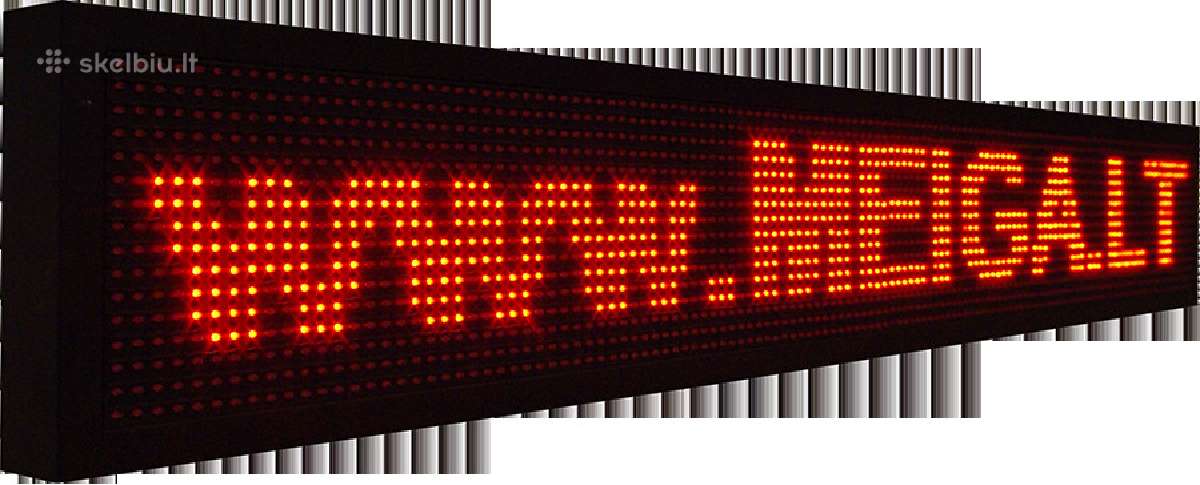 LED švieslentė, sporto švieslentė, bėganti eilutė - nuotraukos Nr. 6