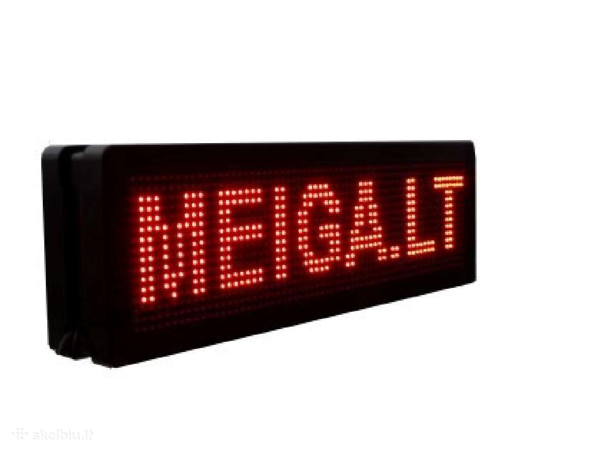 LED švieslentė, sporto švieslentė, bėganti eilutė - nuotraukos Nr. 8