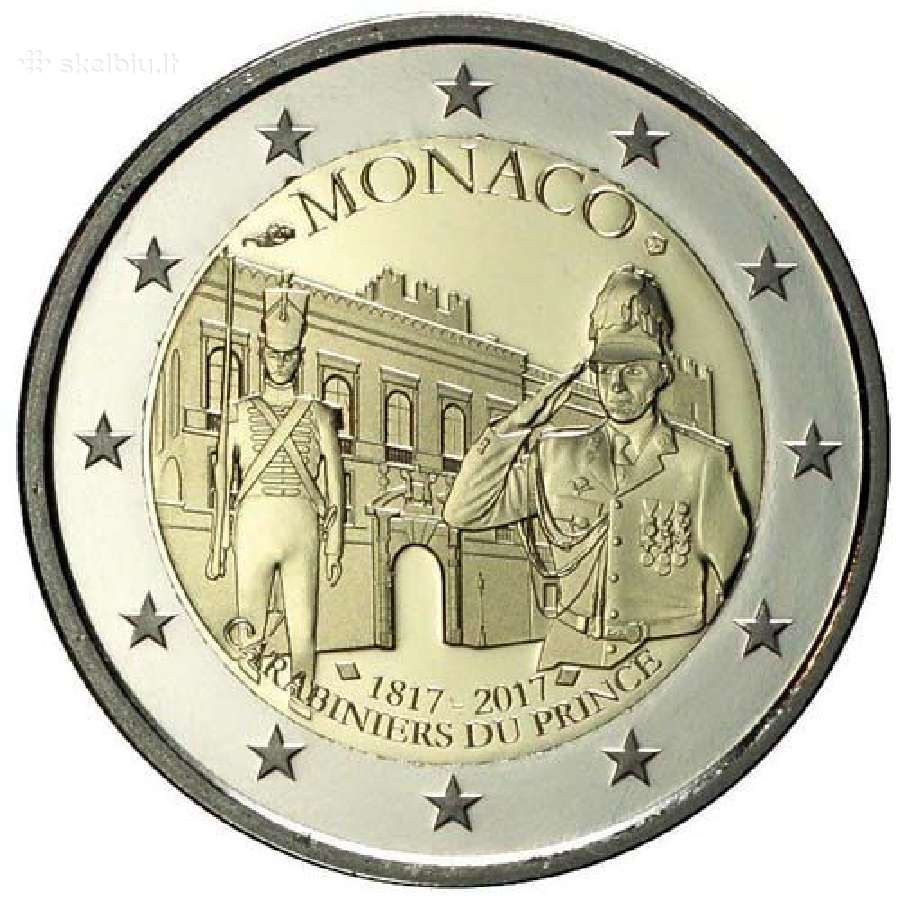 2 eurų Monako Unc proginės monetos - nuotraukos Nr. 6