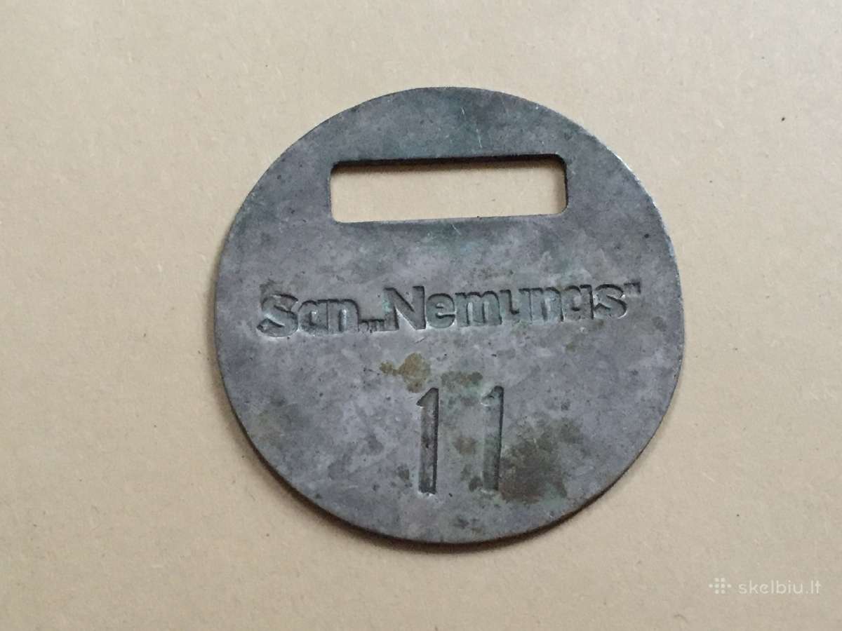 Sanatorijos Nemunas restorano rubines zetonas