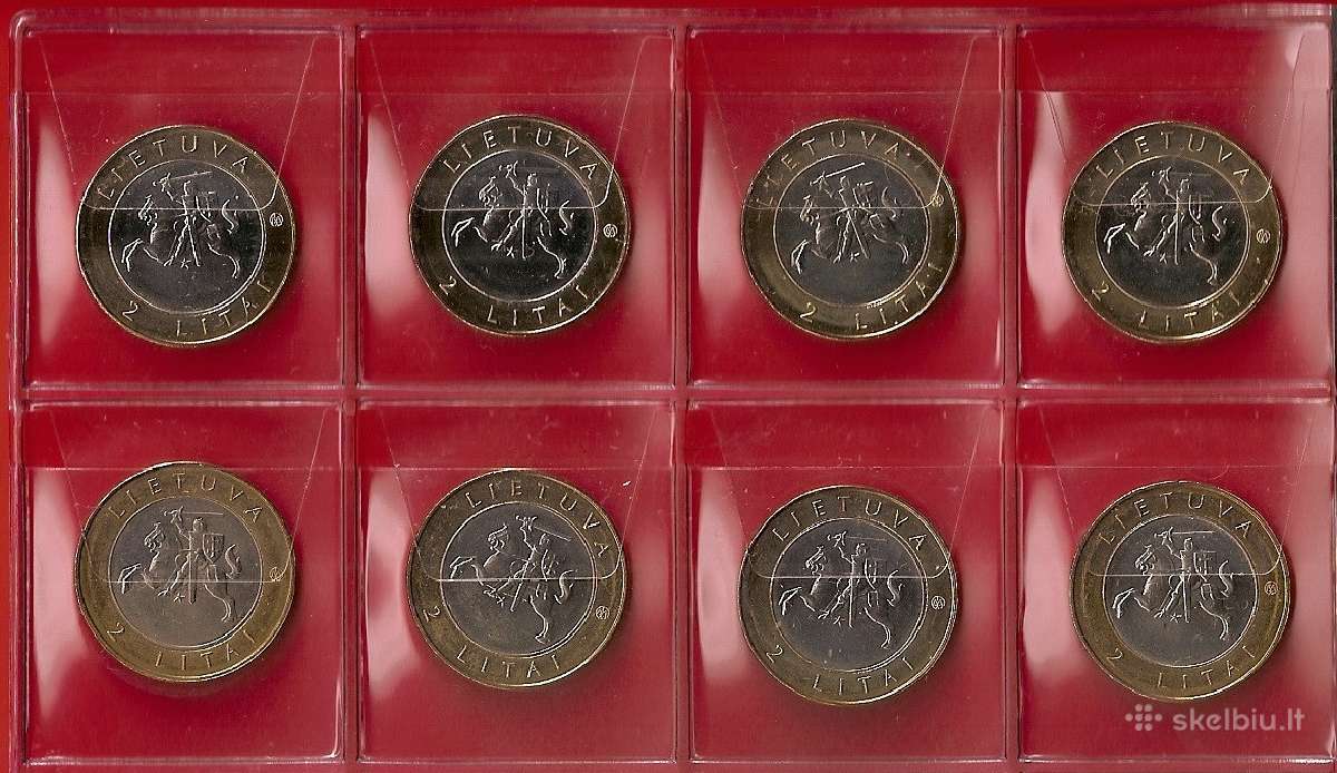 Lietuva 2012-2013m. 2 Litų Rinkinys (8 Monetos) - nuotraukos Nr. 2