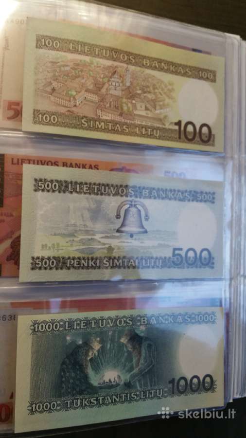 1000 litų 1991 metu bankinio stovio - nuotraukos Nr. 5