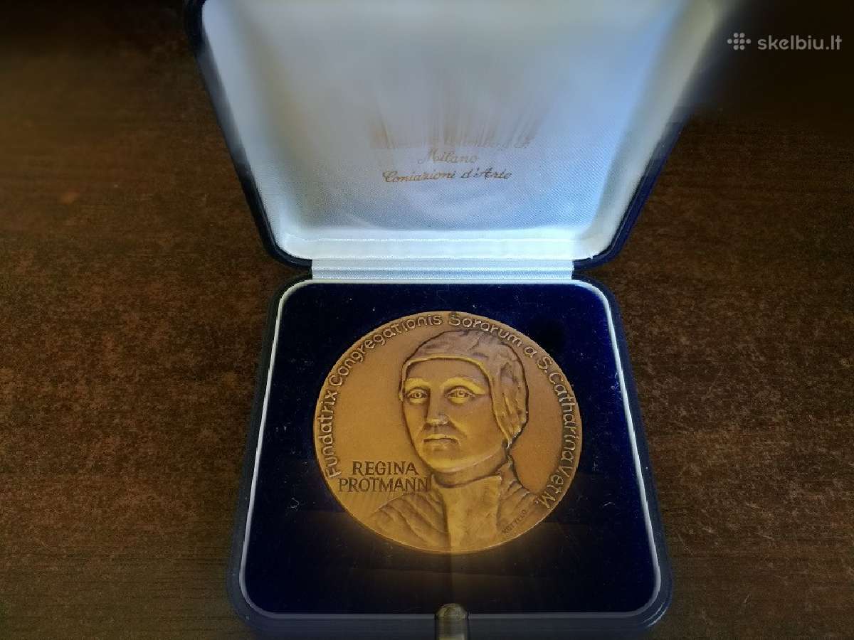 Retas gražus dėžutėje bronzinis medalis