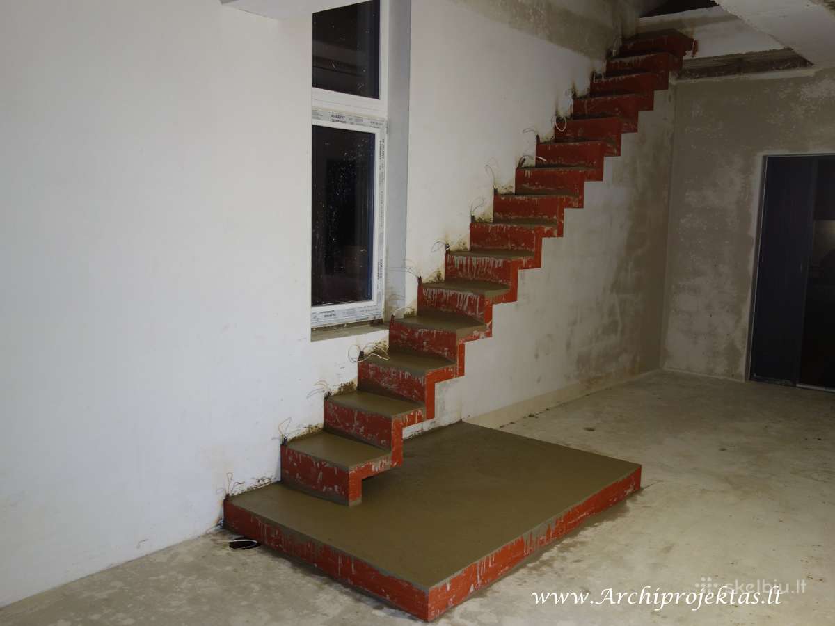 Laiptai Archiprojektas - Betoniniai laiptai - nuotraukos Nr. 16