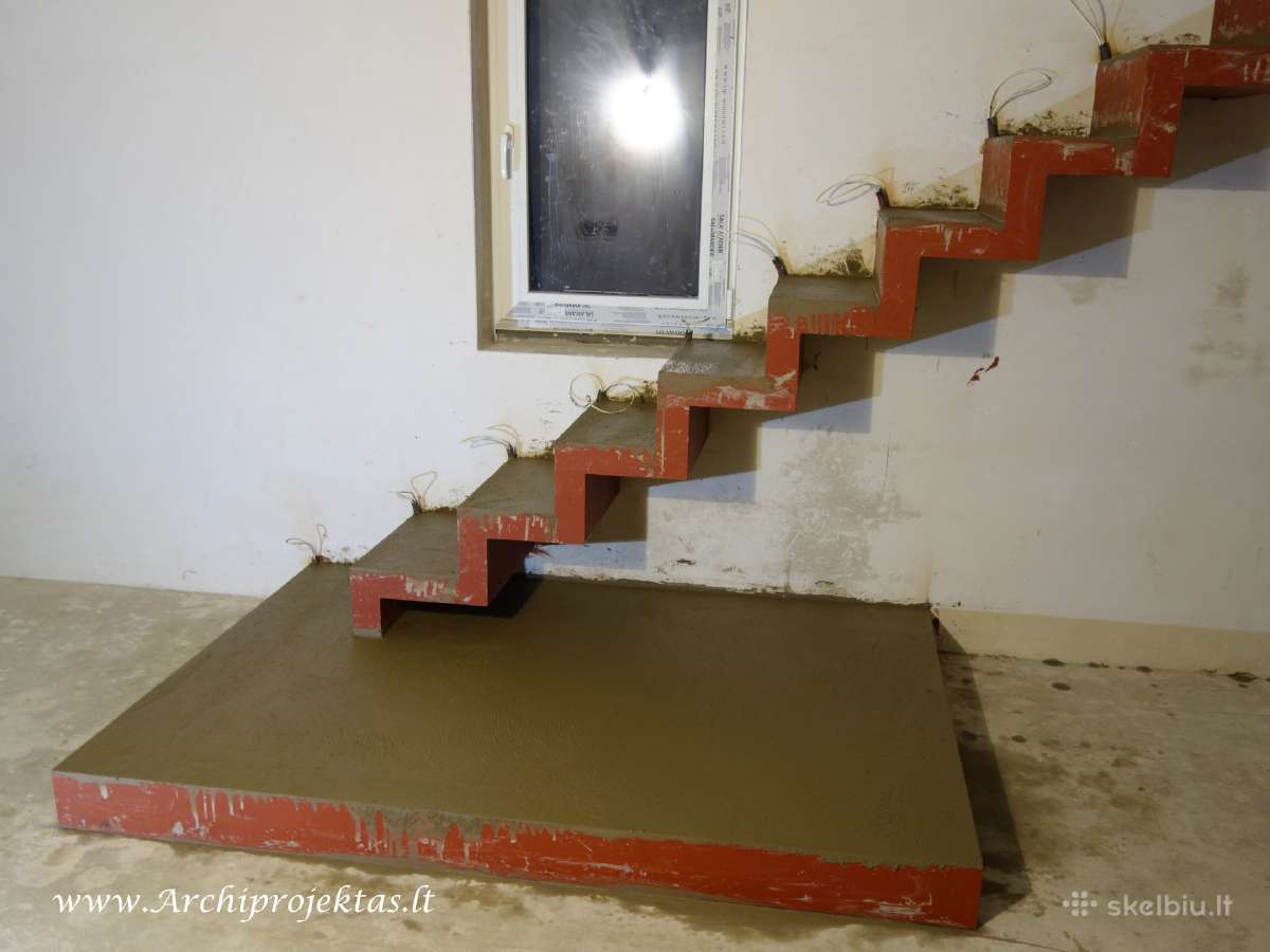 Laiptai Archiprojektas - Betoniniai laiptai - nuotraukos Nr. 17