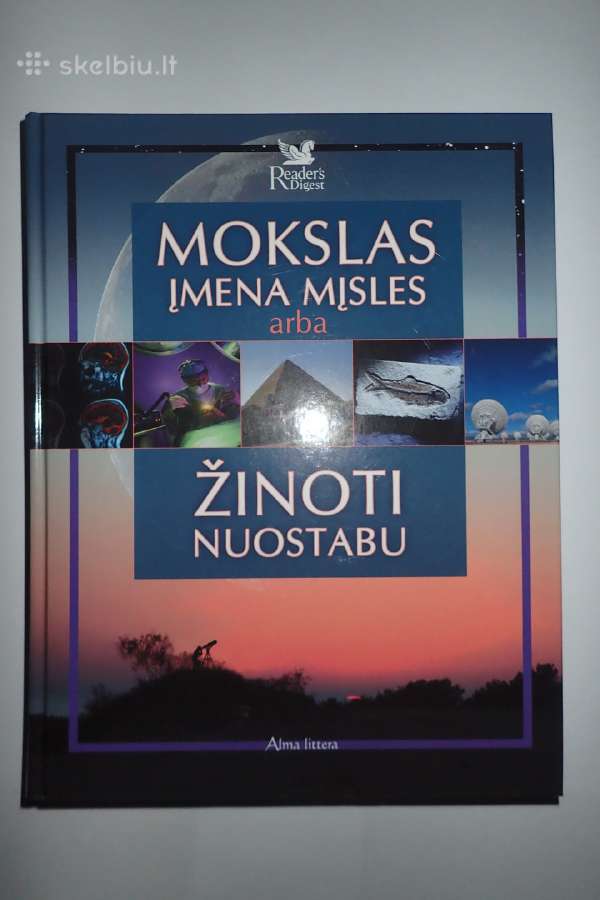 Knyga Mokslas įmena mįsles arba žinoti nuostabu
