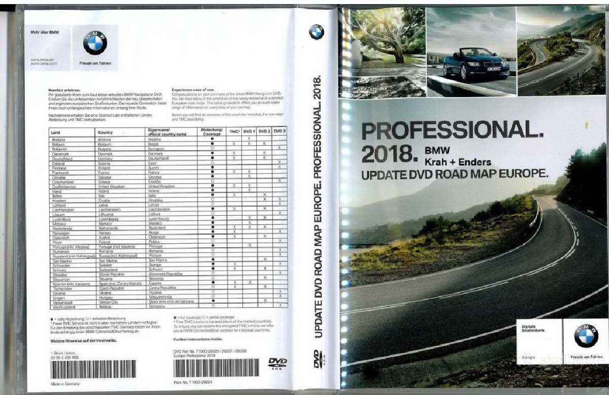 Navigaciniai diskai Bmw 2026 m. GPS diskai su Lt - nuotraukos Nr. 8