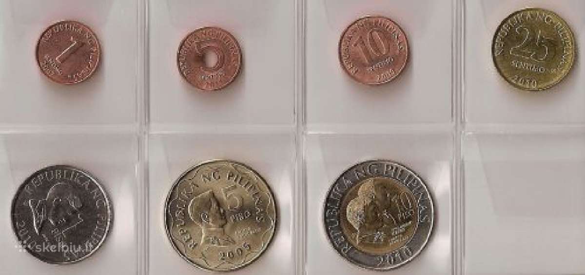 Filipinai 7 monetų rinkinukas Unc
