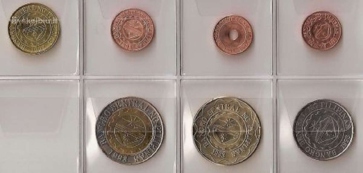 Filipinai 7 monetų rinkinukas Unc - nuotraukos Nr. 2