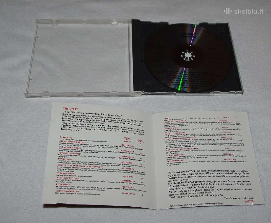 The Jam albumas „Greatest hits“, 1991 - nuotraukos Nr. 6