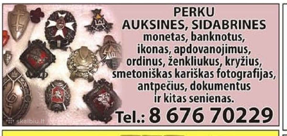 Perku kryzius, zenklus, medalius. - nuotraukos Nr. 2