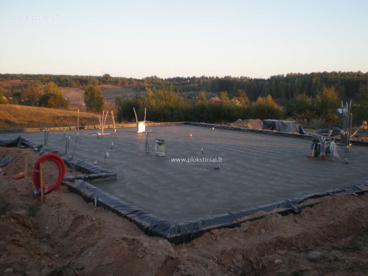 Pagrindų paruošimas betonavimui, betonavimas - nuotraukos Nr. 14